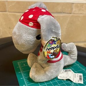 Neopets Plushie Pirate Blumaroo, 7” tall, NWT